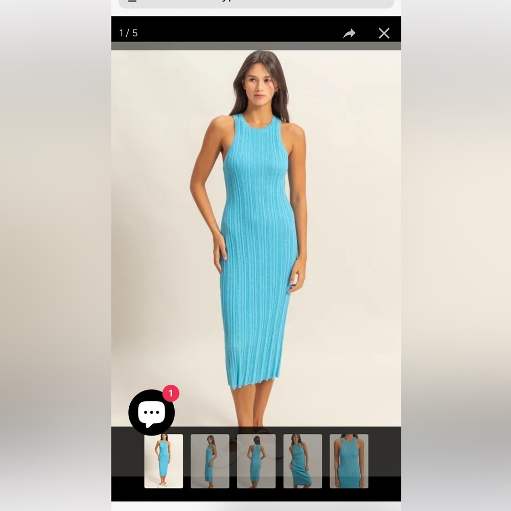 DRESS | M | DOUBLE ZERO - Picture 2 of 5